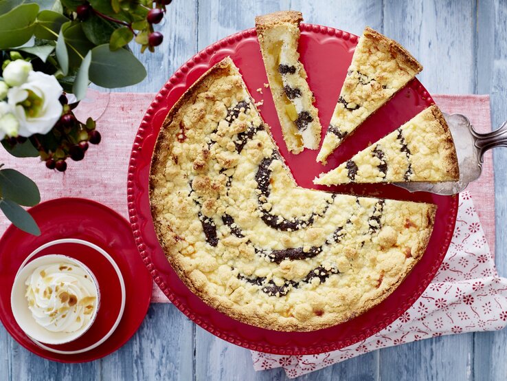 Apfelkuchen Mit Mohn Bild Der Frau Bester Apfelkuchen mit Streusel:: Heute mal nordisch mit Skyr & Mohn